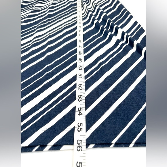 ANN TAYLOR Women’s V Neck Blue White Stripe Sleeveless Maxi Knit Dress Size XS - Picture 12 of 12